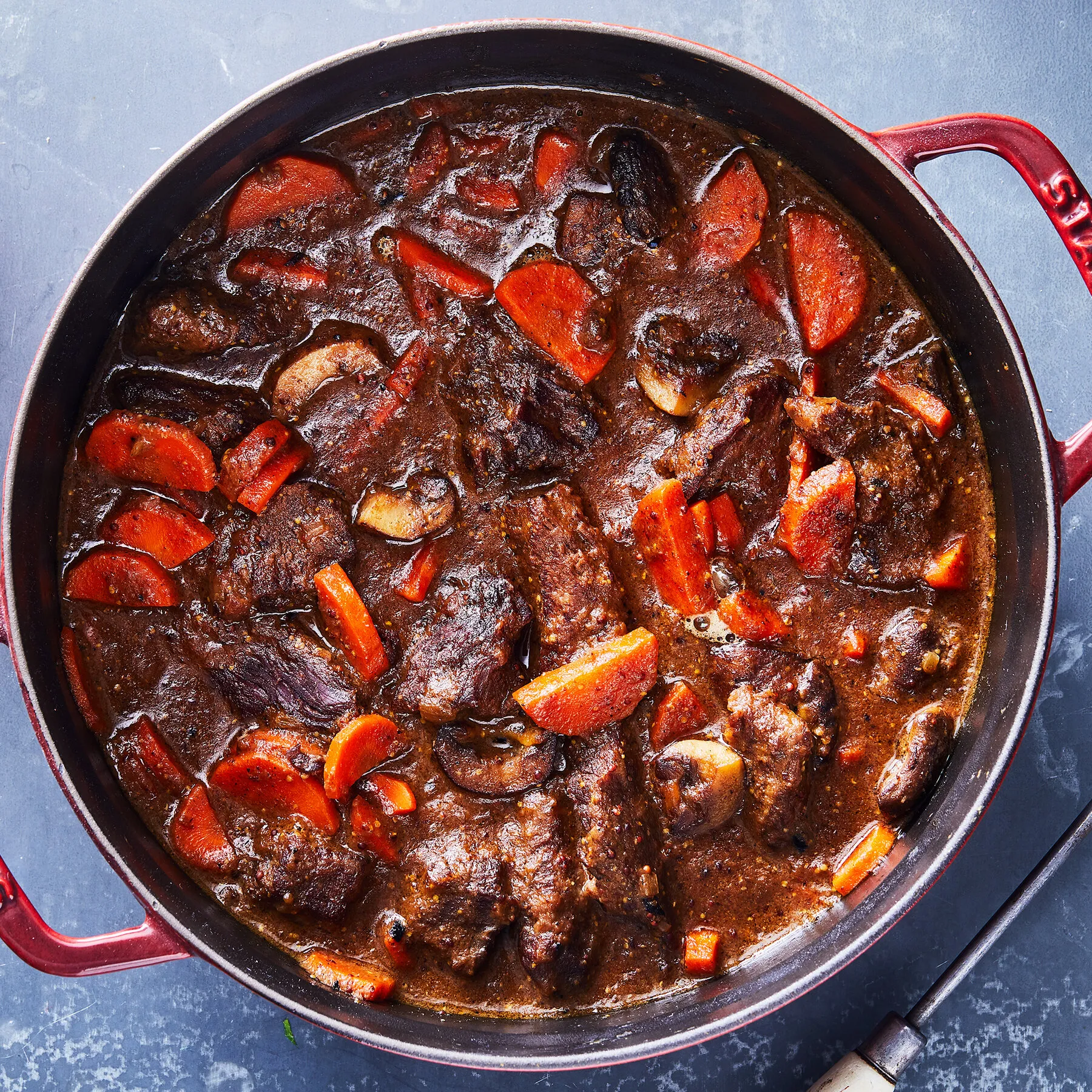 Dijon and Cognac Beef Stew