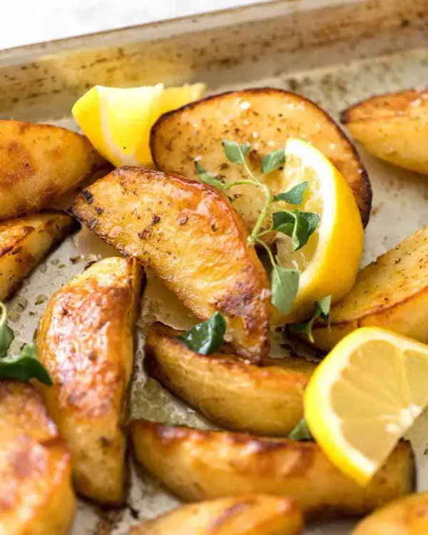 Greek Lemon Potatoes