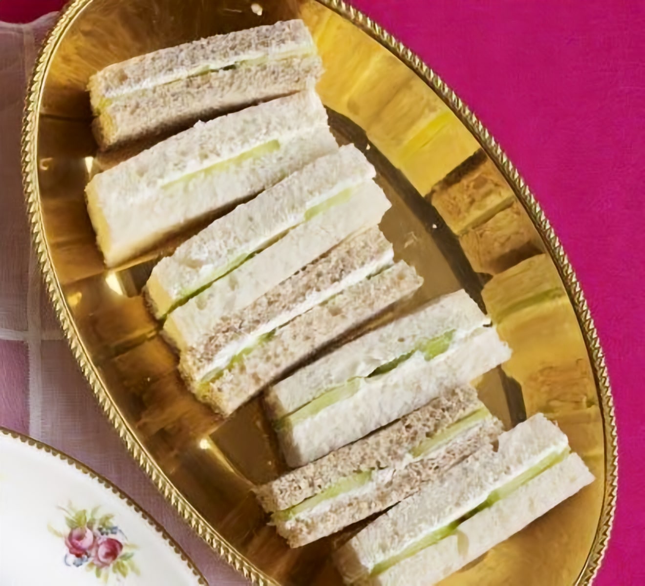 Cream Cheese & Cucumber Sandwiches