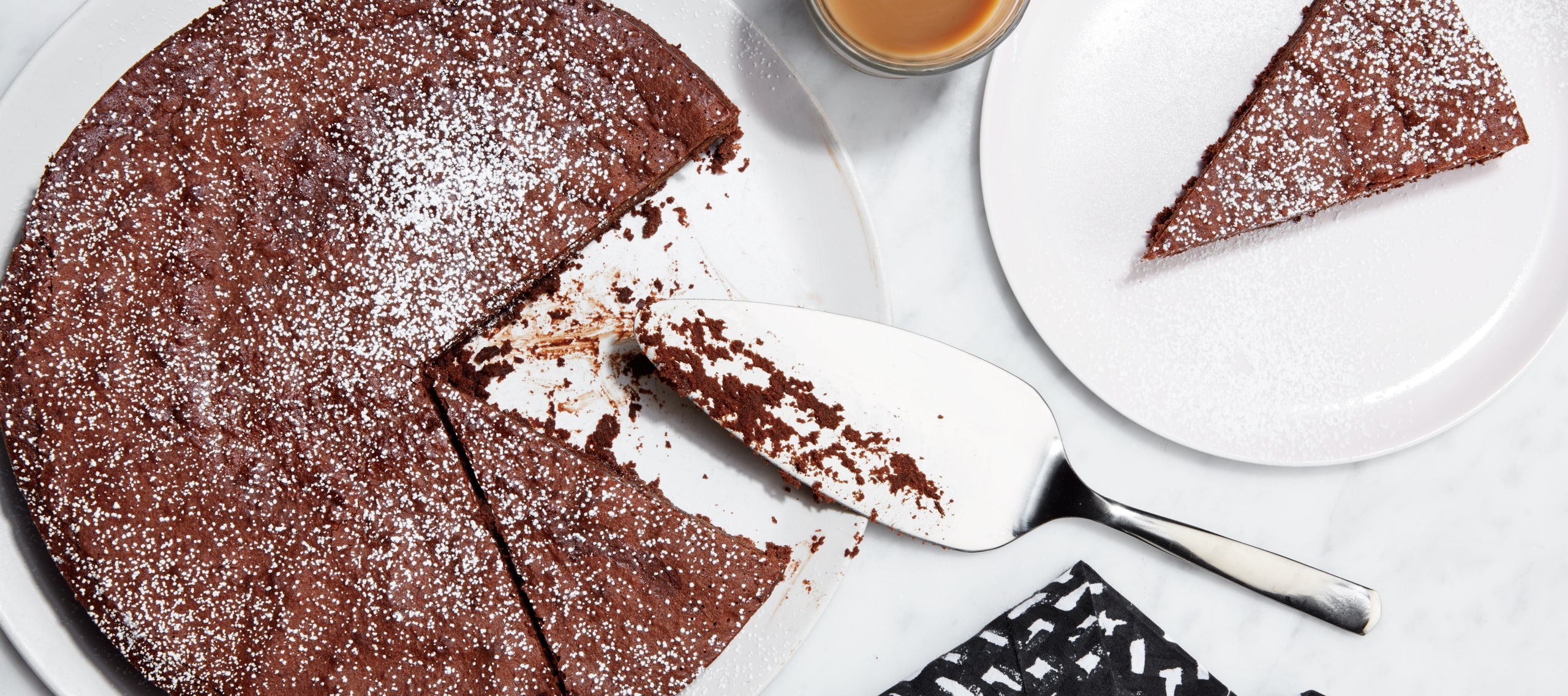 3-Ingredient Flourless Chocolate Cake