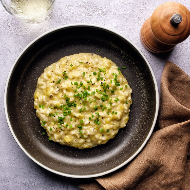 Leek and Brie Risotto