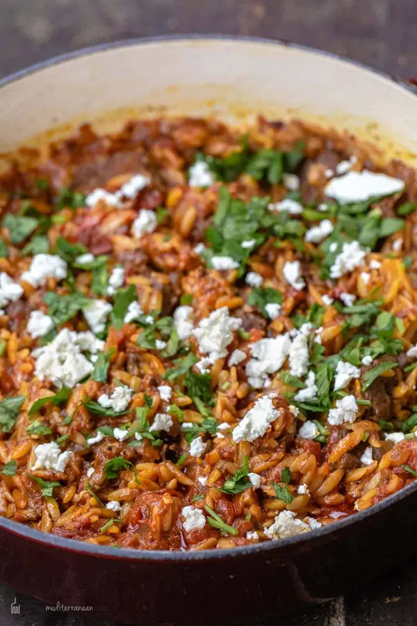 Youvetsi: Greek Lamb Stew with Orzo