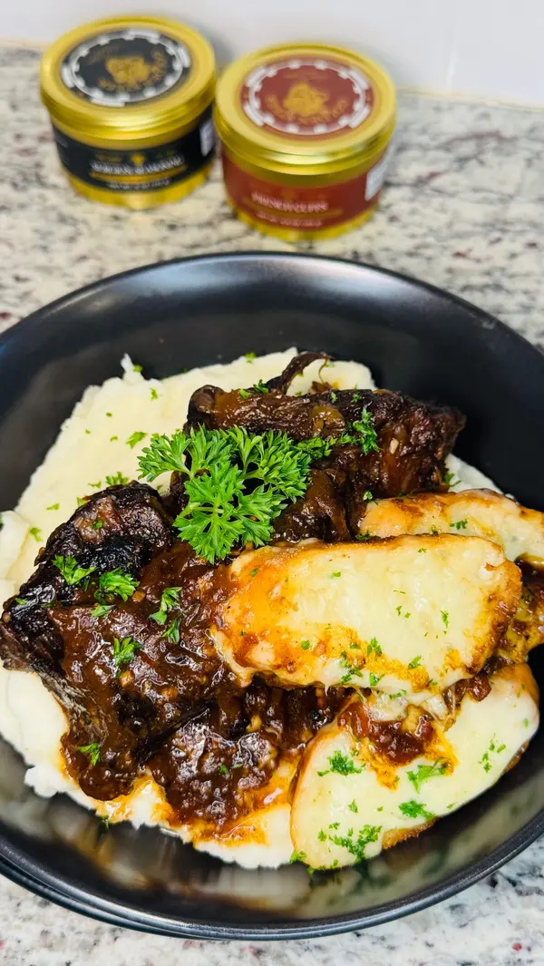 Short Ribs + French Onion Soup