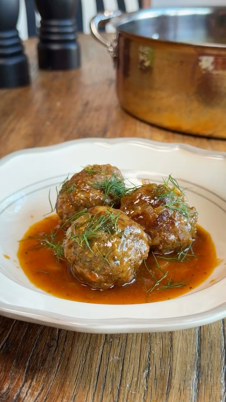 Honey & Pomegranate Beef & Lamb Meatballs