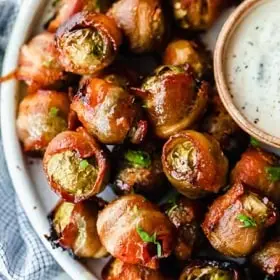 Bacon Wrapped Brussels Sprouts