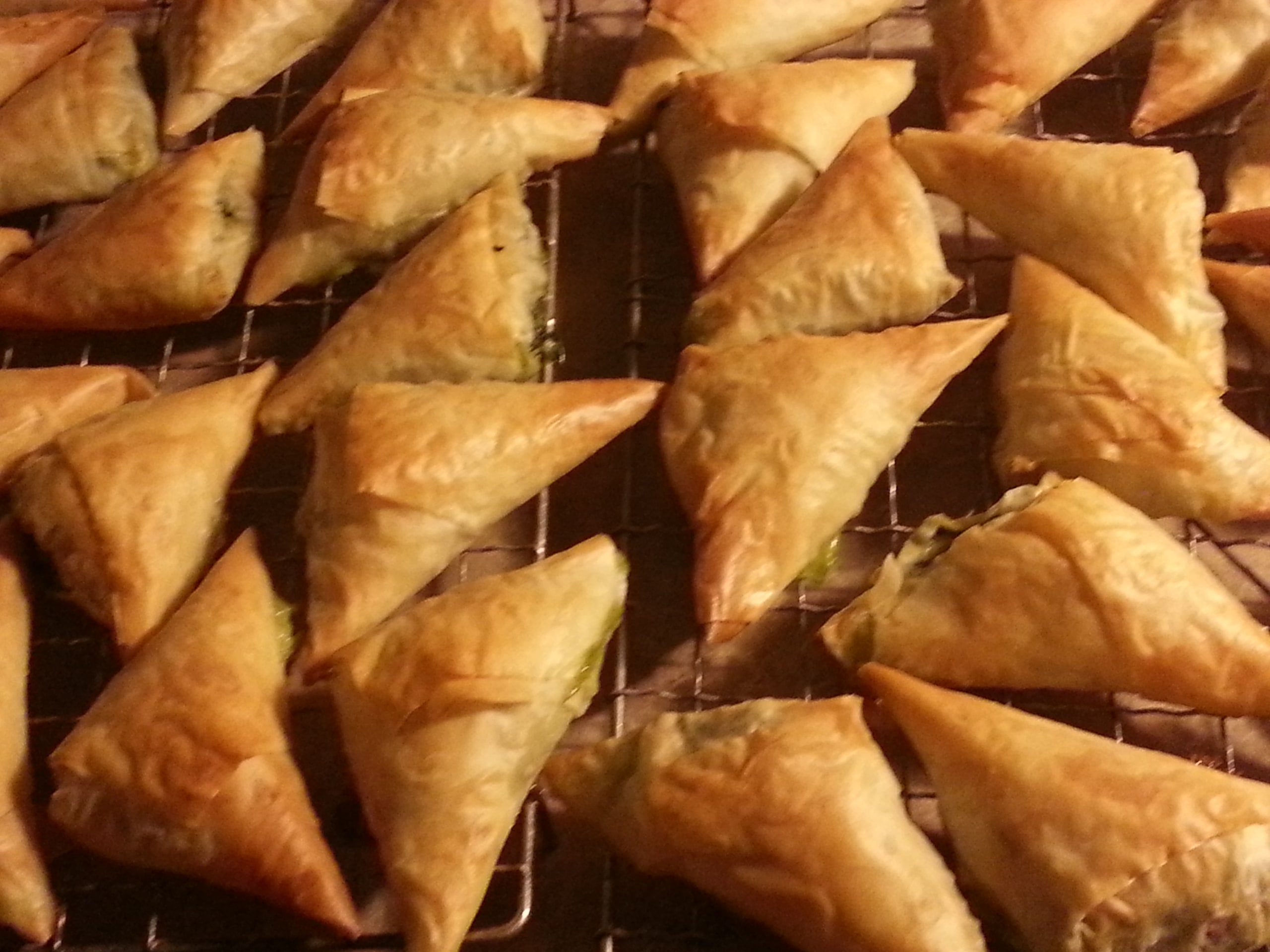 Spinach & Feta Phyllo Triangles