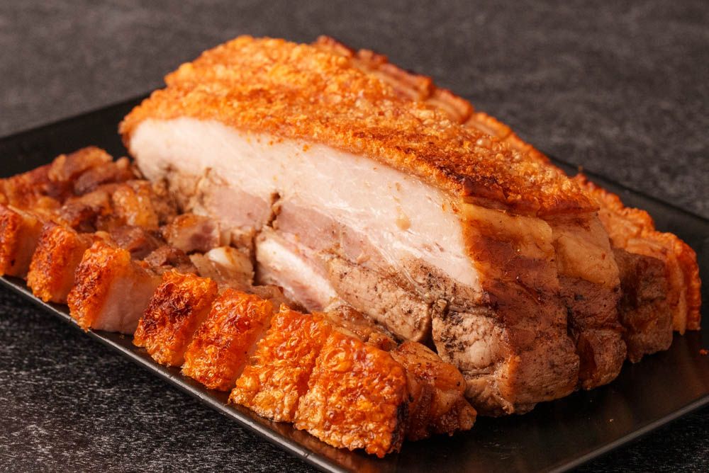 Cantonese Crispy Skin Pork Belly 燒肉