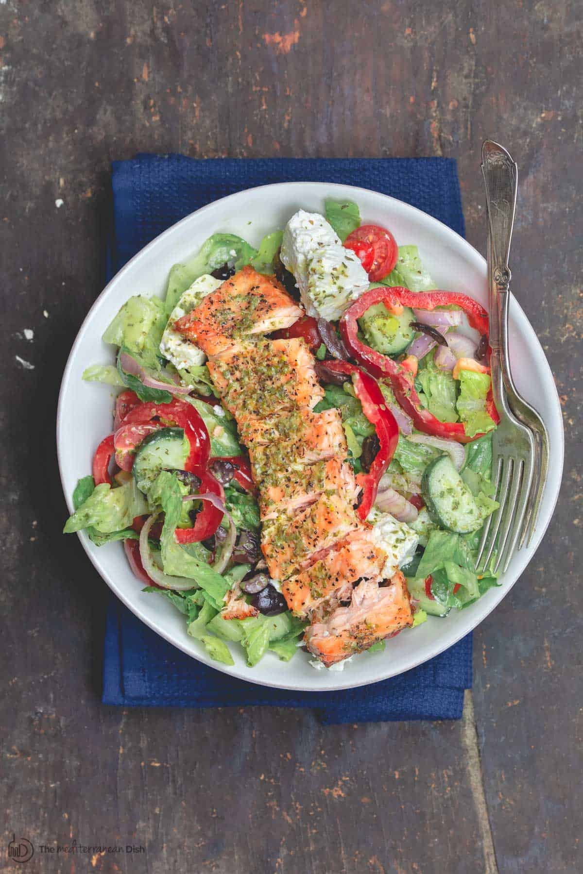 Greek Salmon Salad