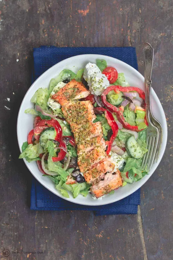 Greek Salmon Salad