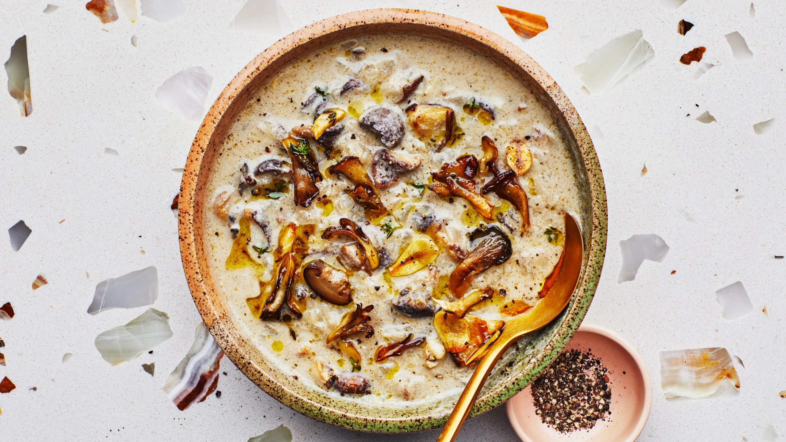 Creamy-Ish of Mushroom Soup