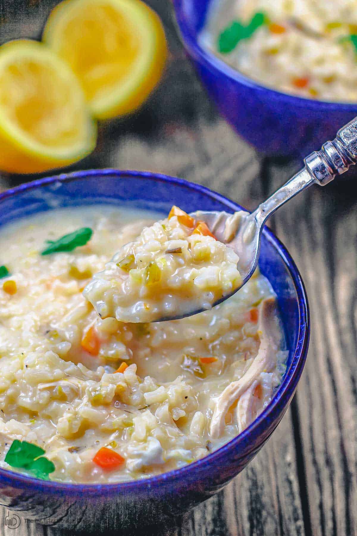 Avgolemono: Greek Lemon Chicken Soup