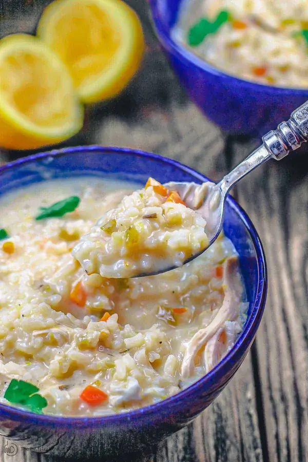 Avgolemono: Greek Lemon Chicken Soup