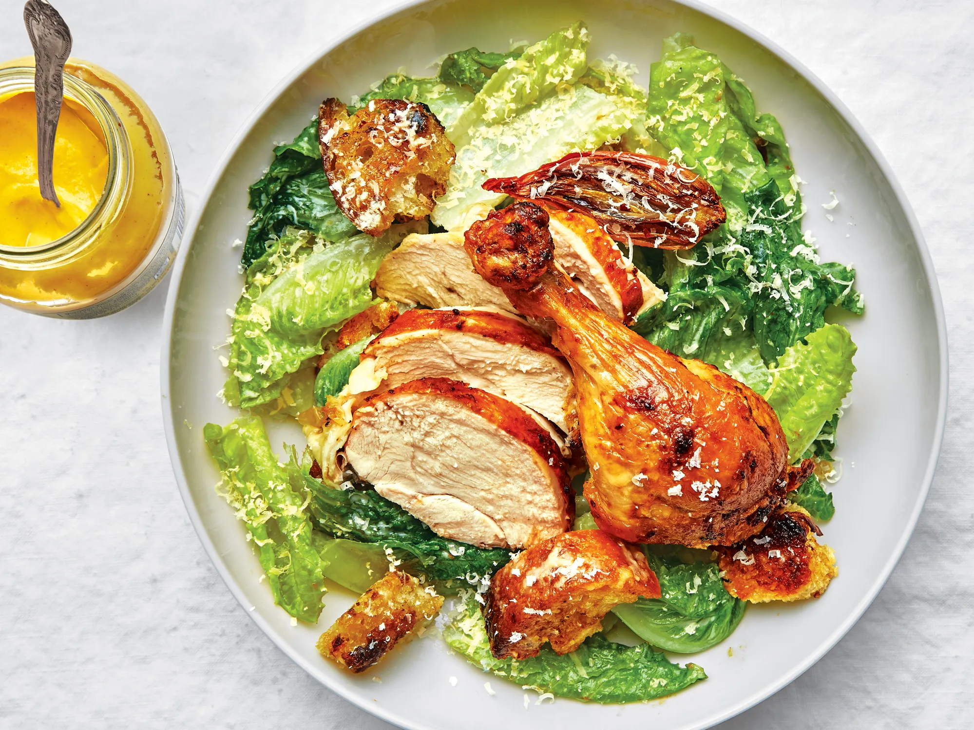 Caesar Salad Roast Chicken