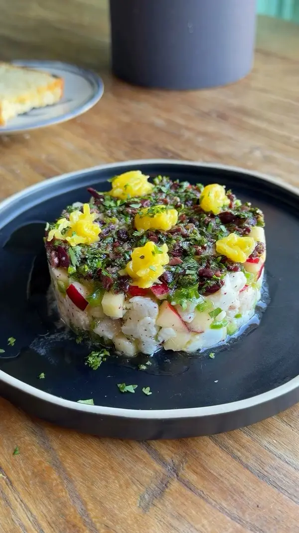 Halibut & Nectarines Tartare
