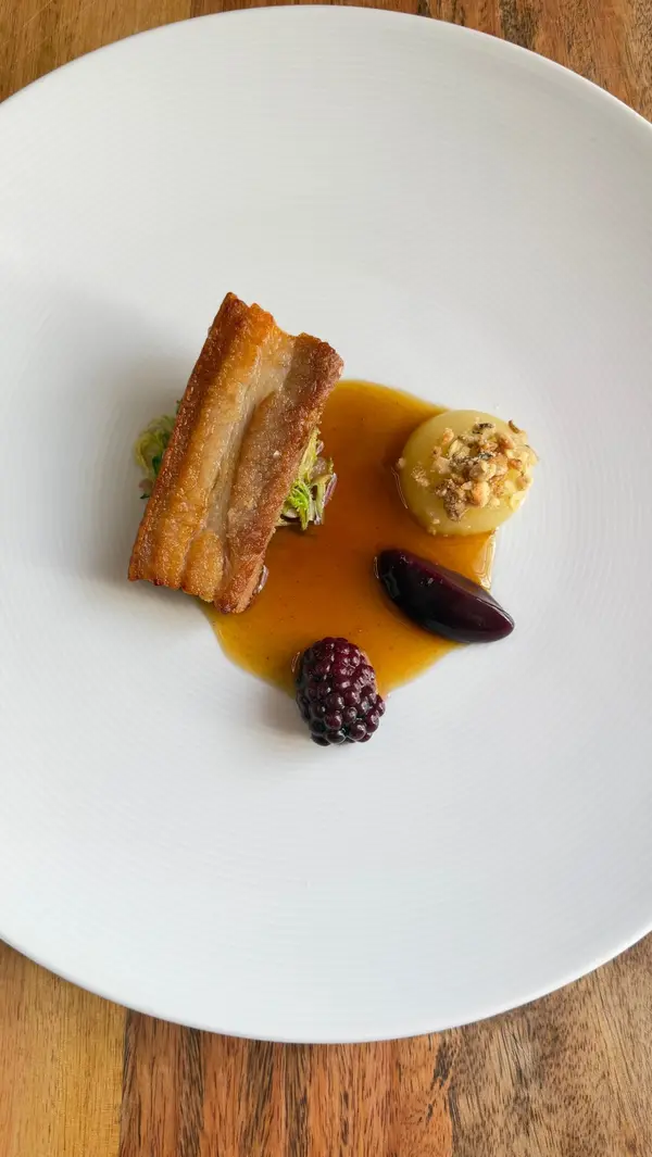 Pork with Apple & Blackberry