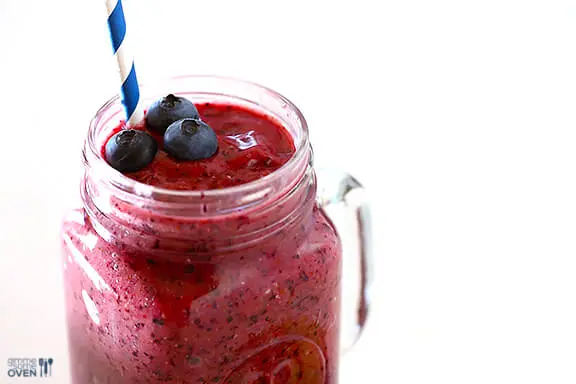 Brain Power Smoothie (Blueberry Avocado Smoothie)