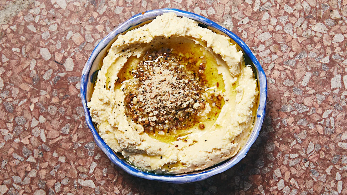 Hummus with Pistachio Dukkah