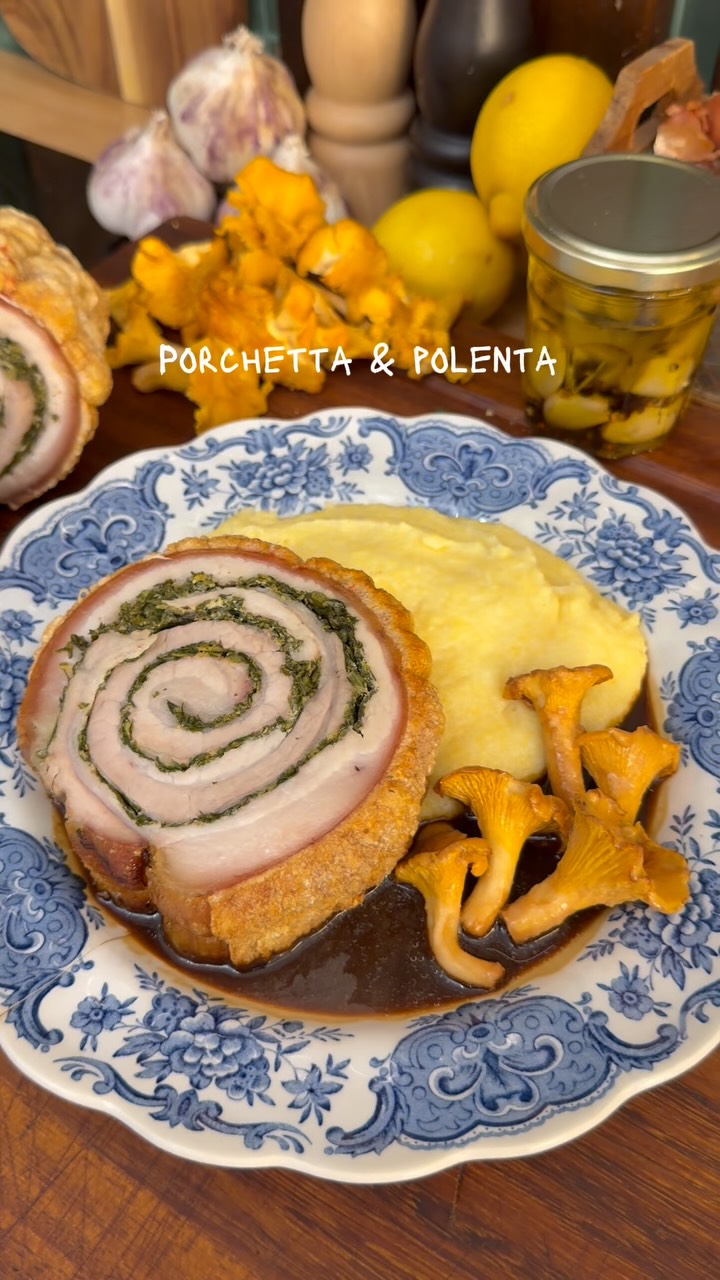Porchetta & Polenta au Parmesan