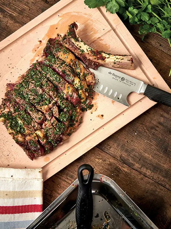 Bone-in Ribeye with Chimichurri Sauce