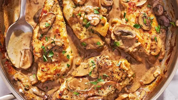 Creamy Chicken Marsala